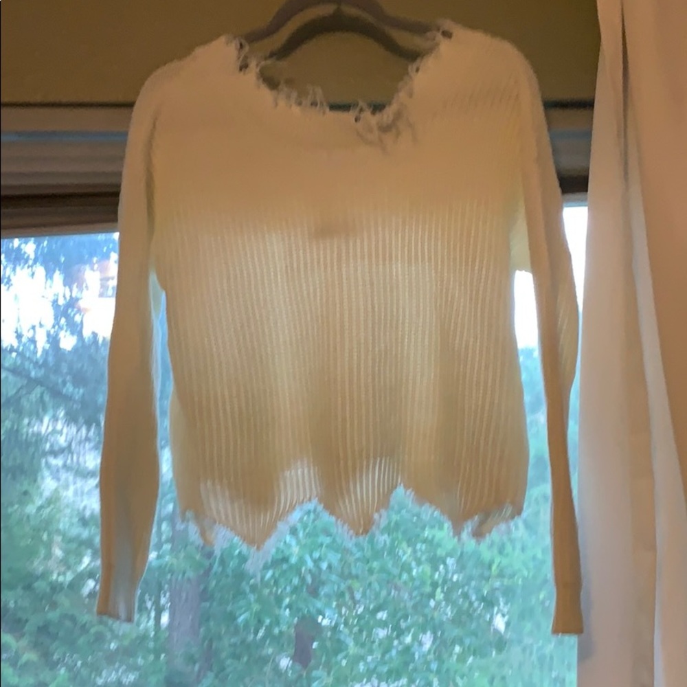 Crop sweater